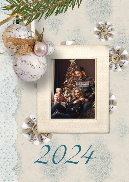 Календарь настенный, перекидной в тематике Нового года